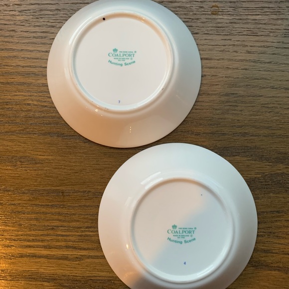 Coalport Hunting Scene small Saucer Plate #7 - Vintage - Fine Bone China - Picture 9 of 9